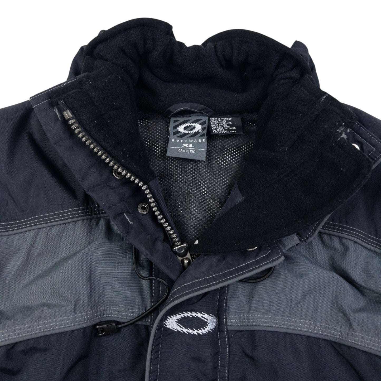 Vintage Oakley Zip Up Snowboarding Jacket Size XL