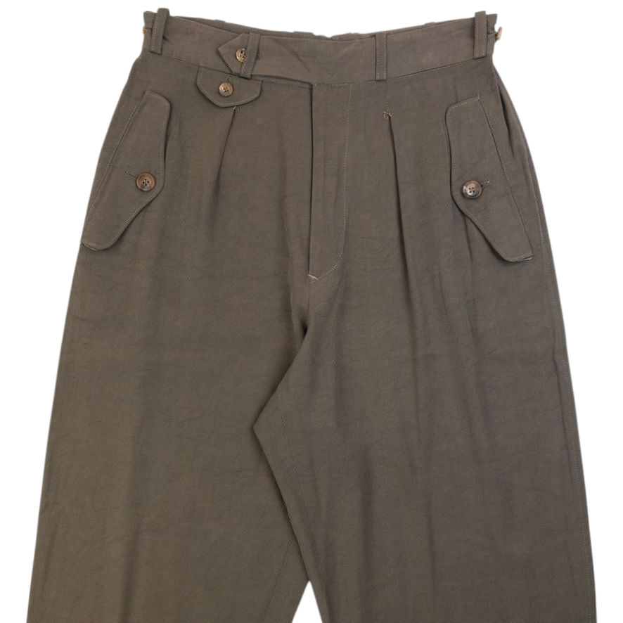 Vintage 2000s Yohji Yamamoto Pleated Trousers Size W27 | W27, Multicoloured
