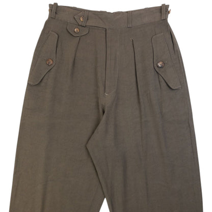 Vintage 2000s Yohji Yamamoto Pleated Trousers Size W27 | W27, Multicoloured