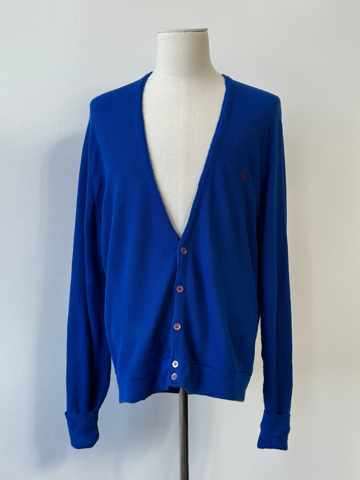 Christian Dior Monsieur 1990s Knit Logo Cardigan - L