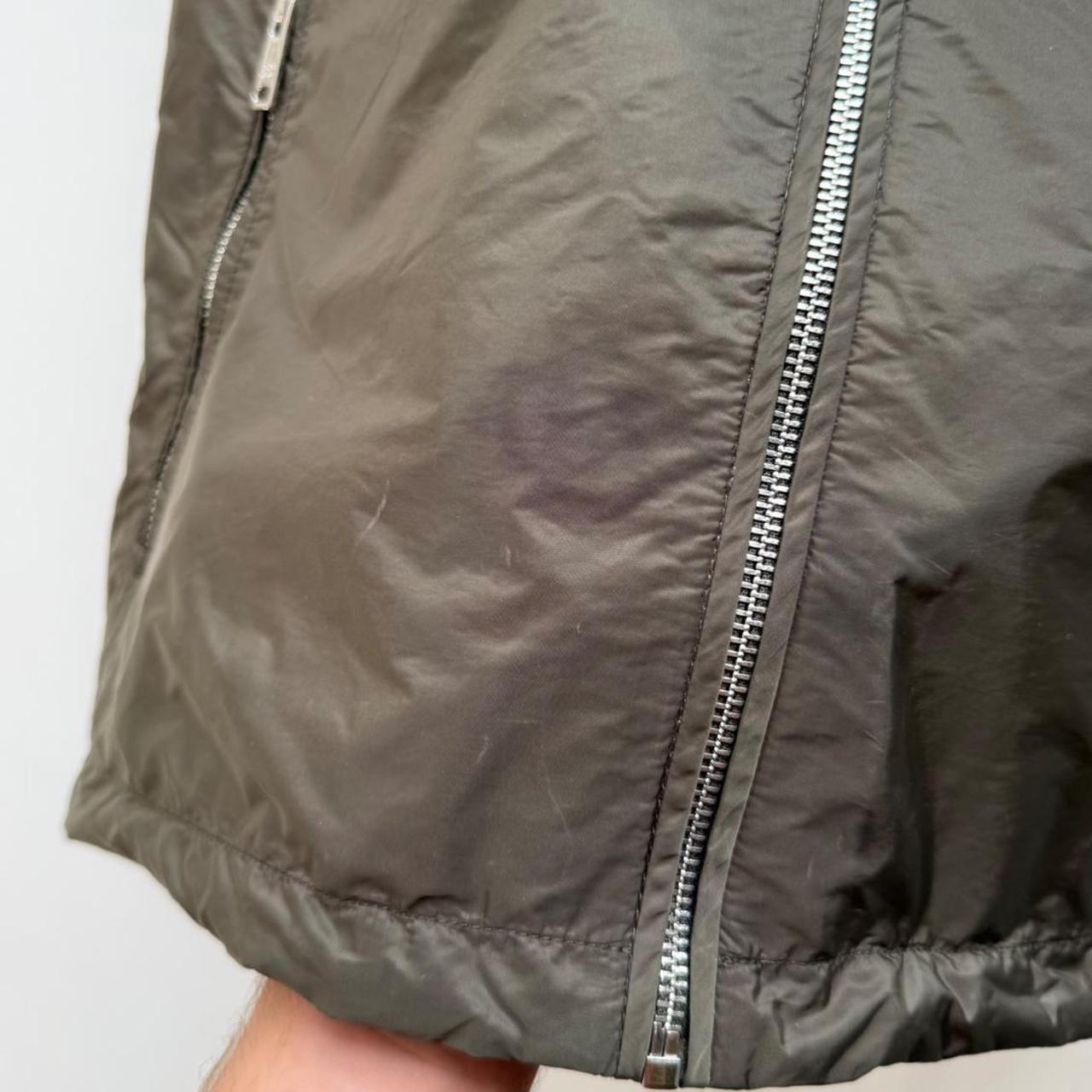 Prada Nylon Shell Jacket in Khaki Green (L) | Large, Green