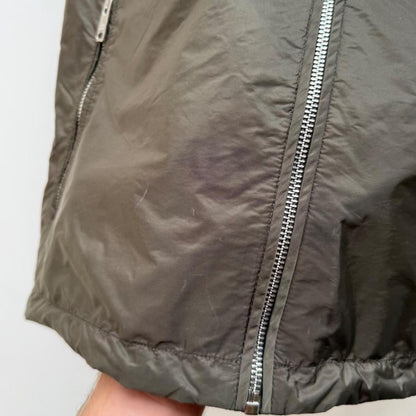 Prada Nylon Shell Jacket in Khaki Green (L) | Large, Green
