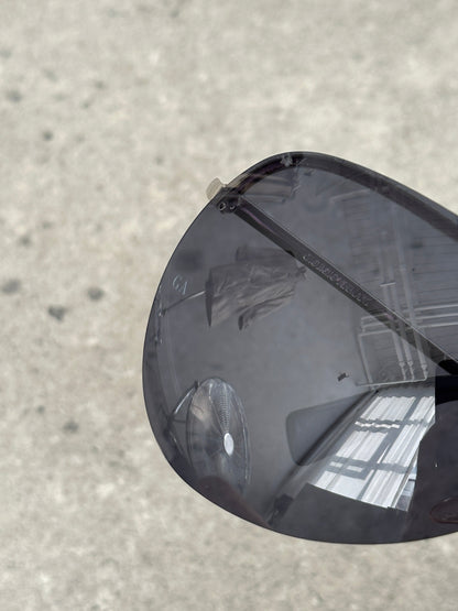 Giorgio Armani 2000s Oversized Shield Rimless Sunglasses