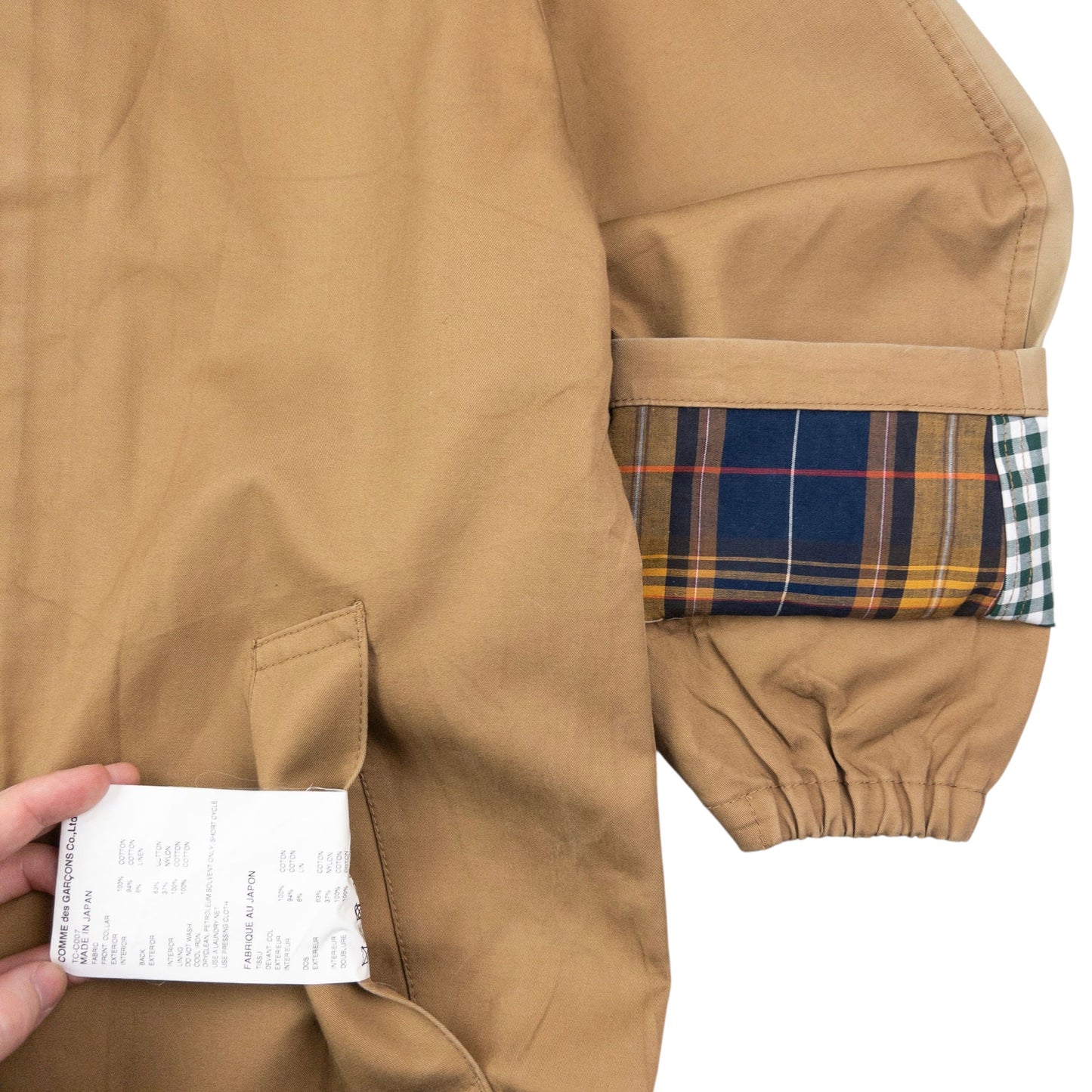 Vintage 2000s Comme Des Garçons Tricot Trench Jacket Size S