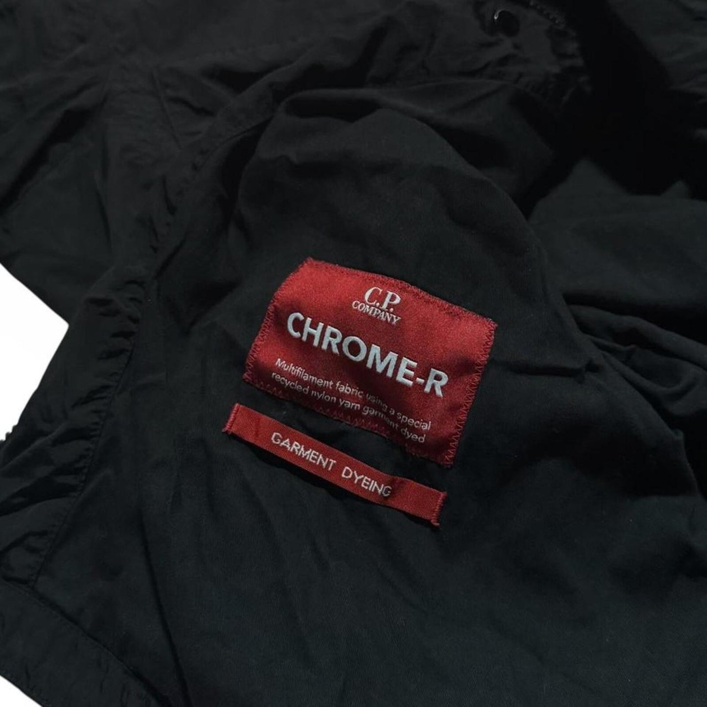 CP Company Chrome-R Nylon Goggle Jacket | Large, Black