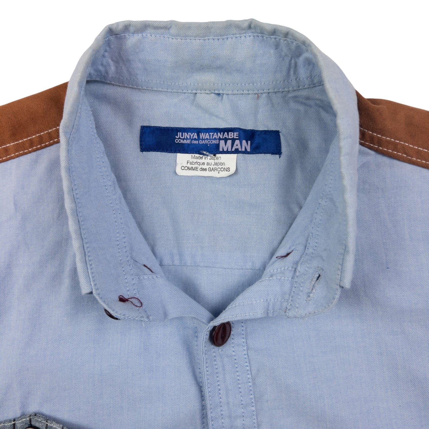 Vintage Junya Watanabe X Comme Des Garçons MAN Button Up Shirt Size S