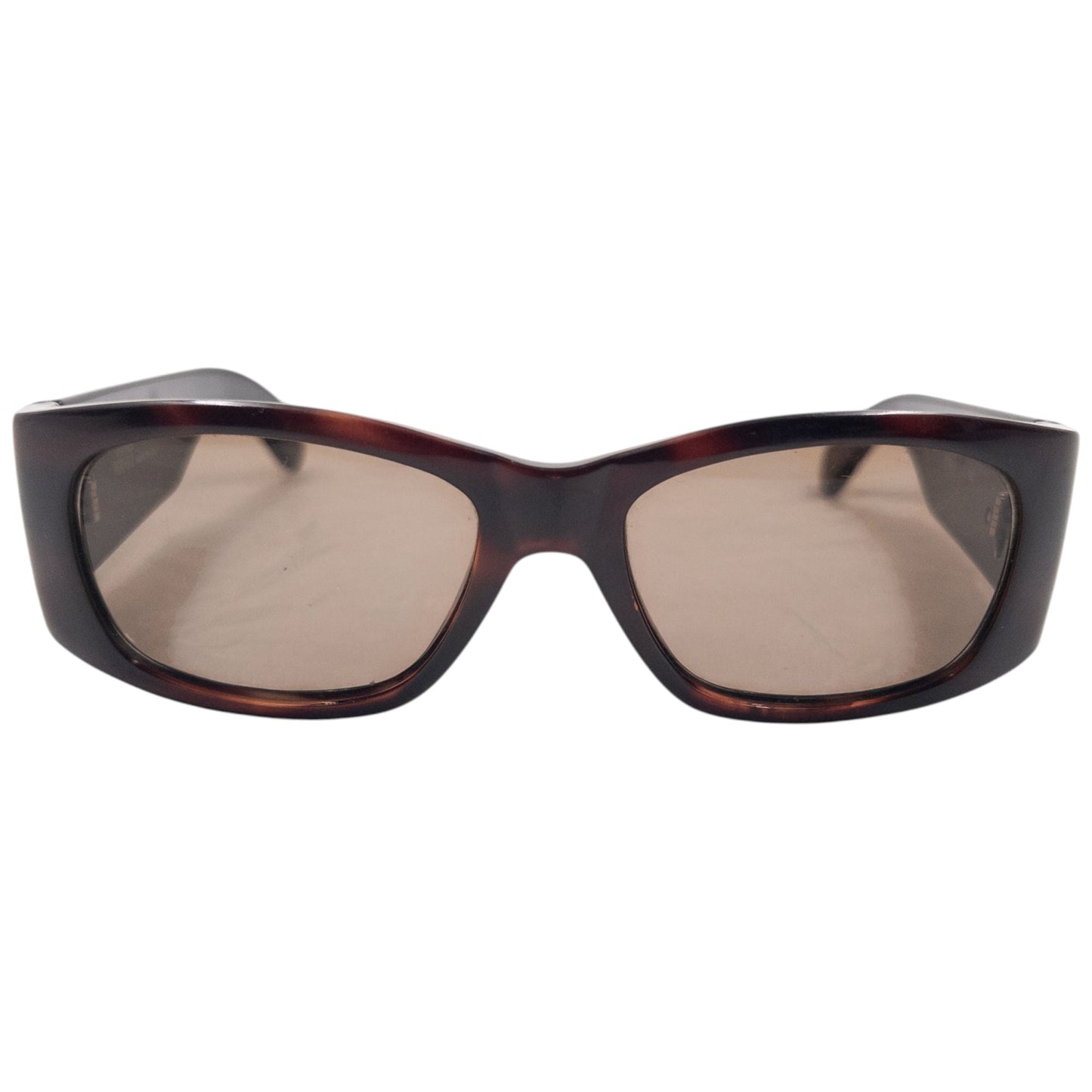 Vintage 90s Gianni Versace Tortoise Shell Sunglasses | O/S, Brown