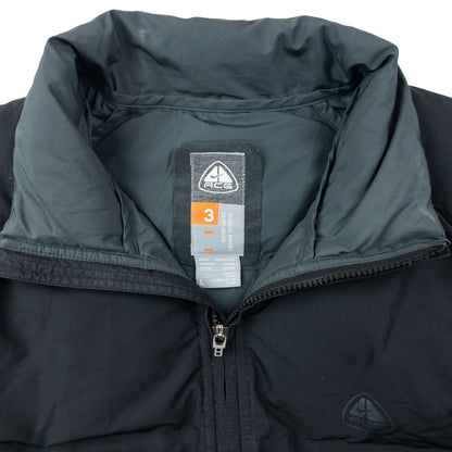 Vintage 2000s Nike ACG Zip Up Puffer Jacket Size L | Large, Black