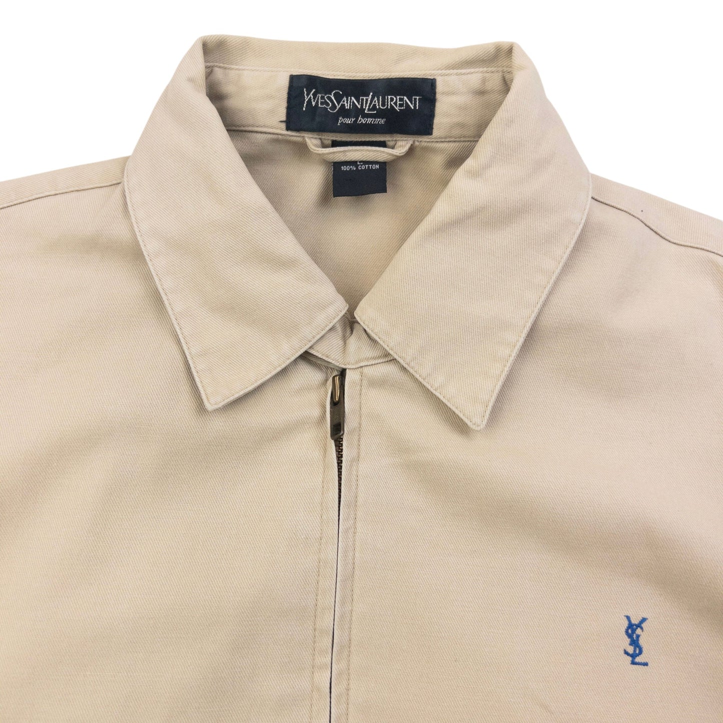 Vintage 90s YSL Yves Saint Laurent Harrington Jacket Size XL | XL, Multicoloured