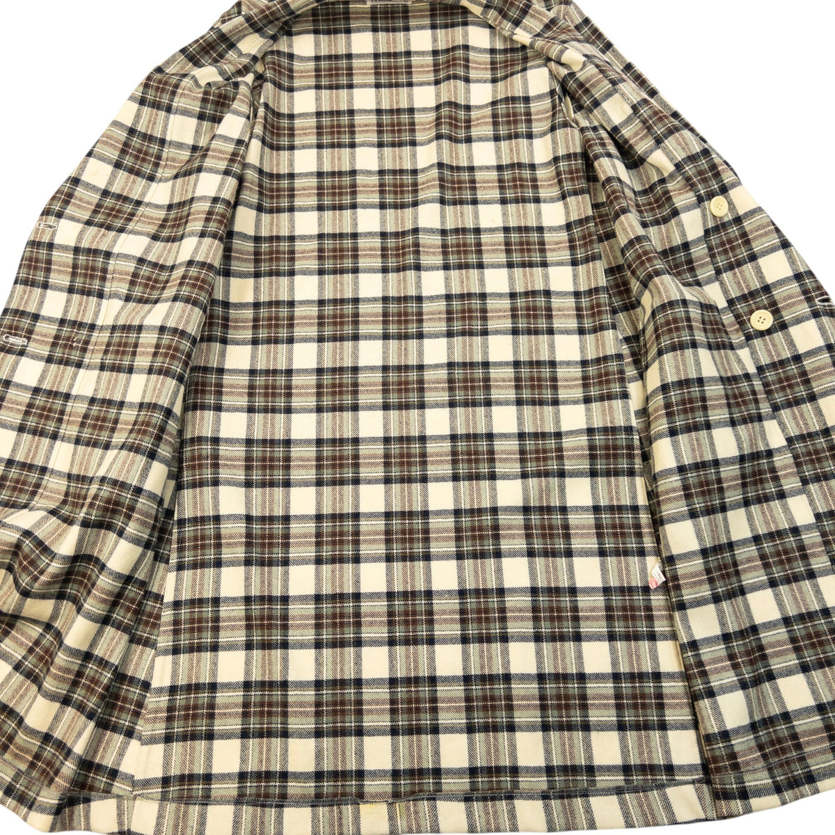 Vintage 90s Yohji Yamamoto Checkered Wool Jacket Size M | Medium, Red