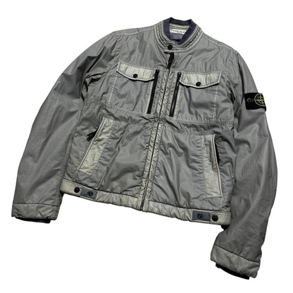 Stone Island Mussola Gommata Jacket | Medium, Red