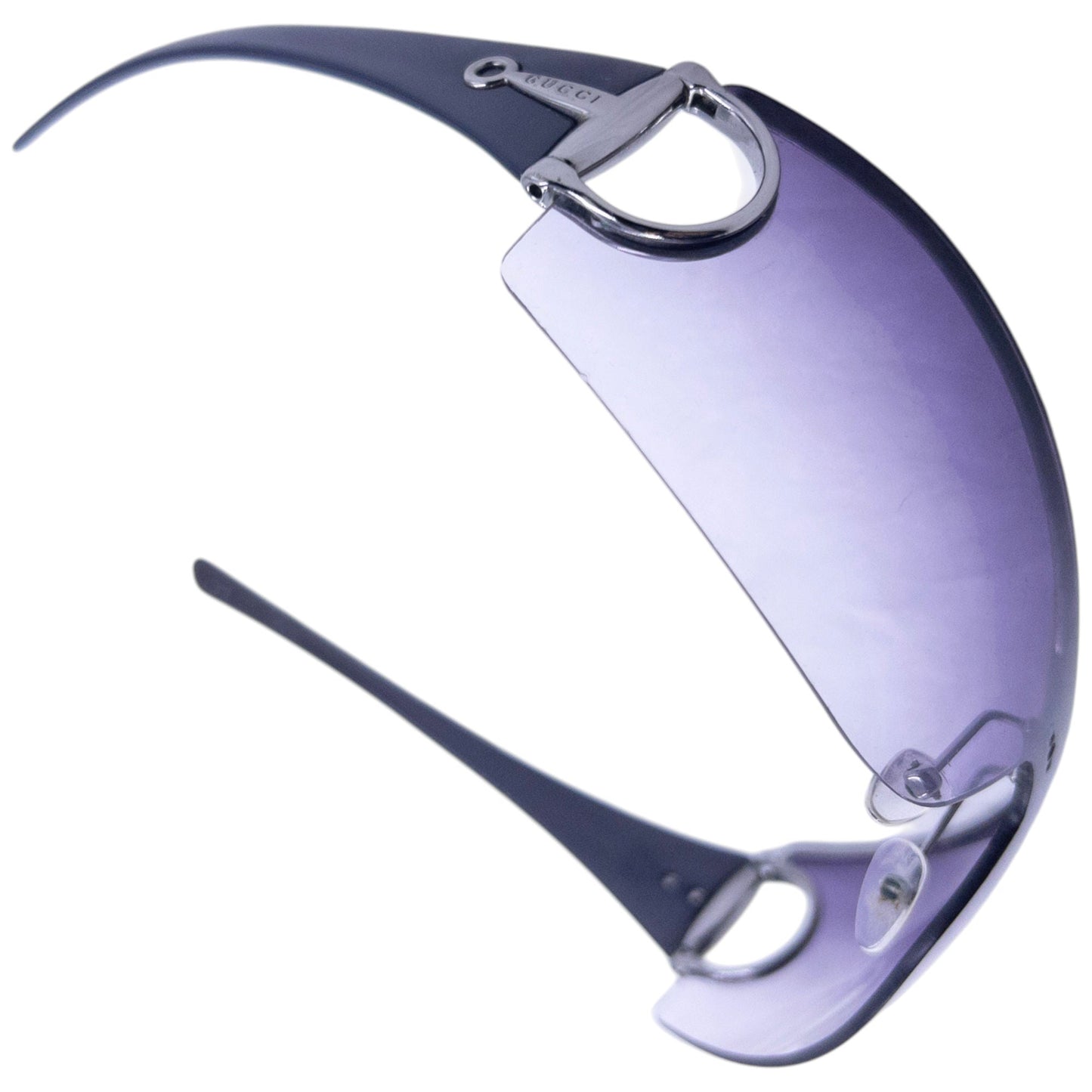 Vintage 2000s Gucci Horse Bit Sunglasses | O/S, Grey