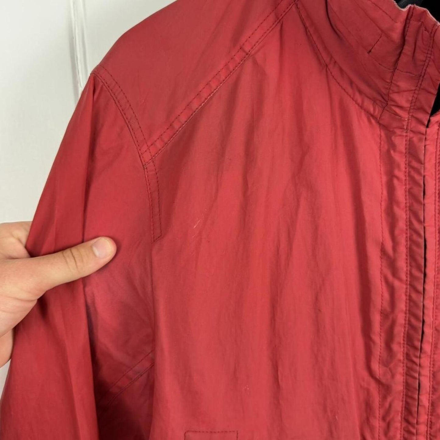 Stone Island Reflex Mat Jacket Red – Size Large | Large, Red