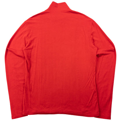 Vintage 2000s Issey Miyake Pleated Long Sleeve Turtleneck T Shirt Womens Size M