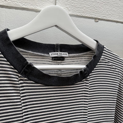 00’s Stone Island Marina T-shirt (XL) | Extra Large, Black and White
