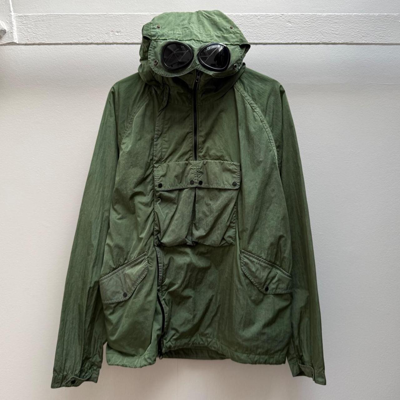 CP Company Re Colour Windbreaker Pullover Jacket in Green (M) | Medium, Green