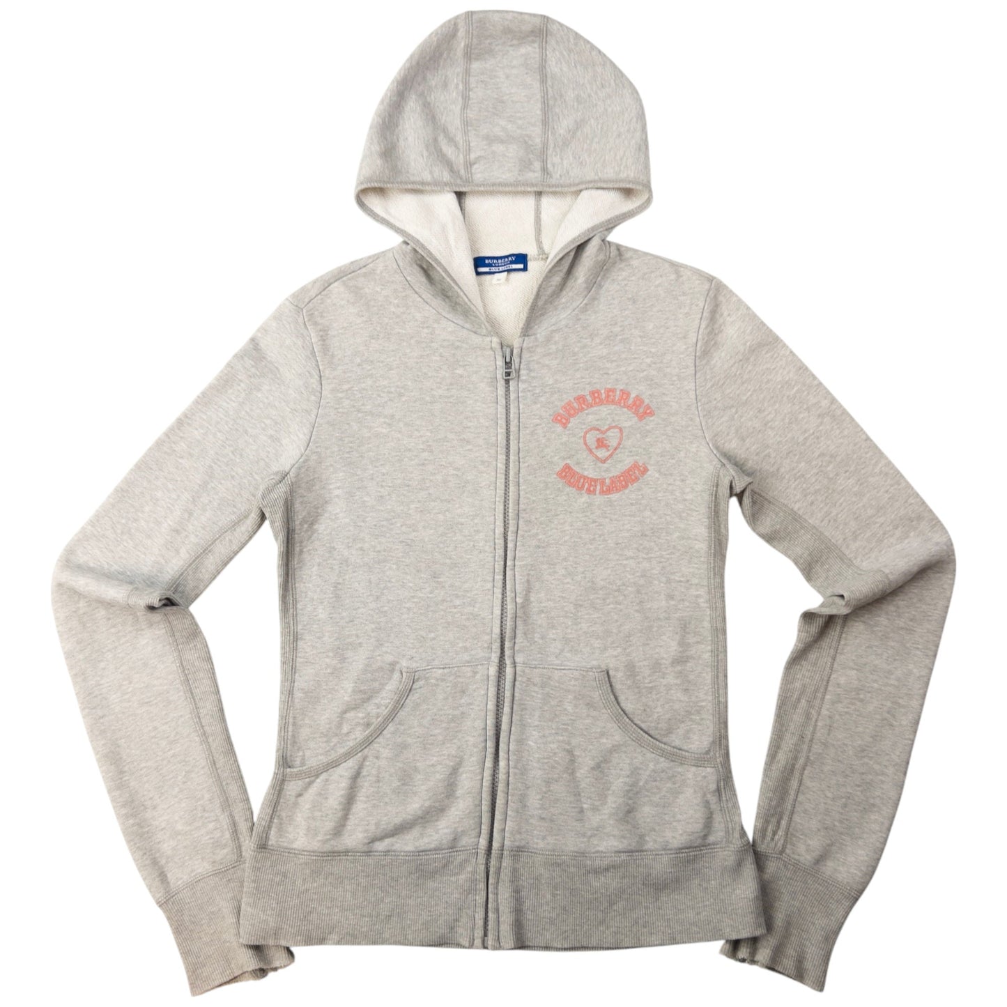 Vintage Burberry Blue Label Zip Up Hoodie Womens Size S