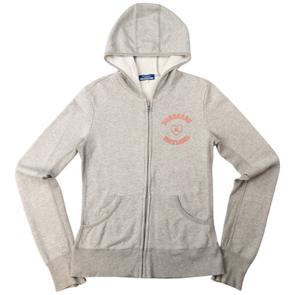 Vintage Burberry Blue Label Zip Up Hoodie Womens Size S