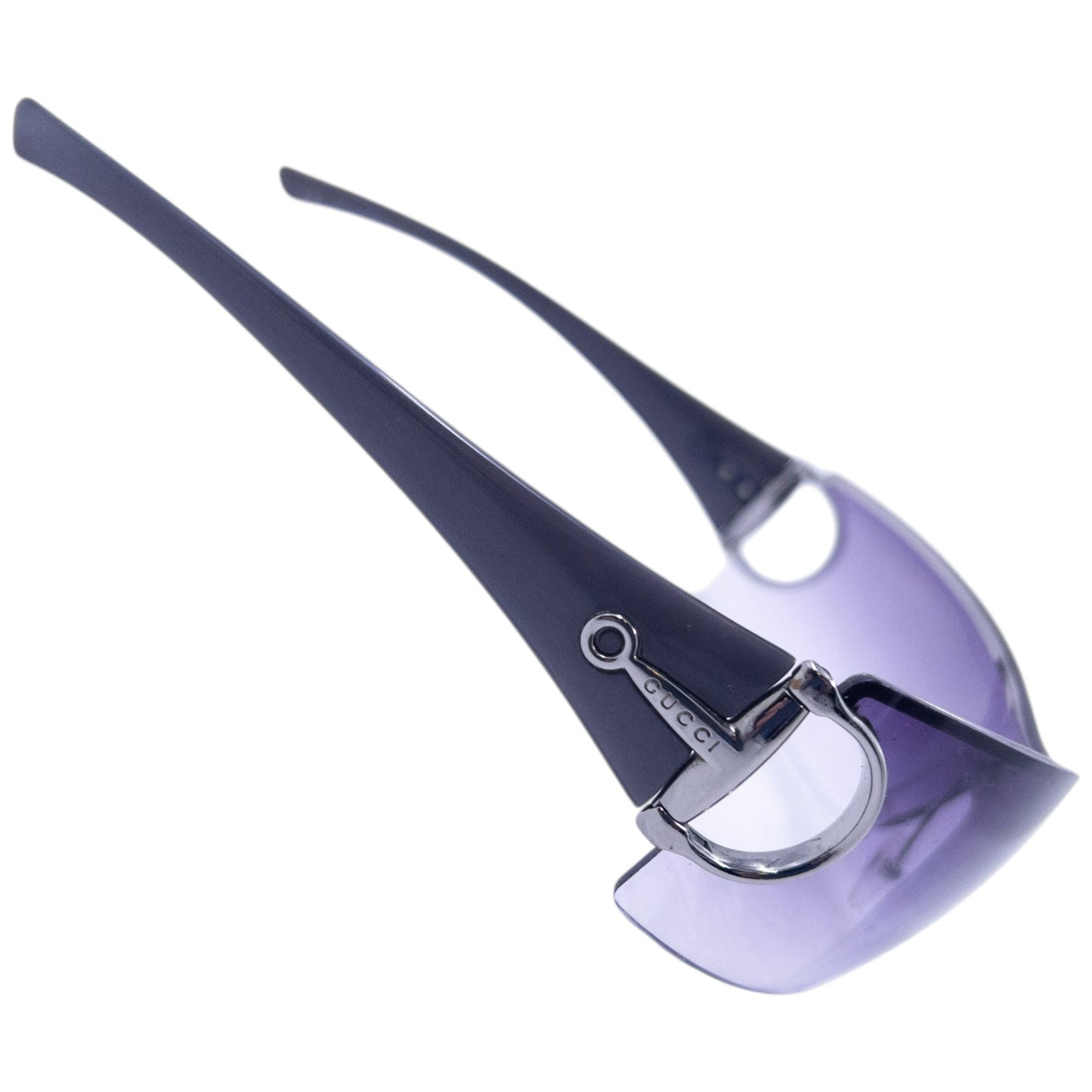 Vintage 2000s Gucci Horse Bit Sunglasses | O/S, Grey