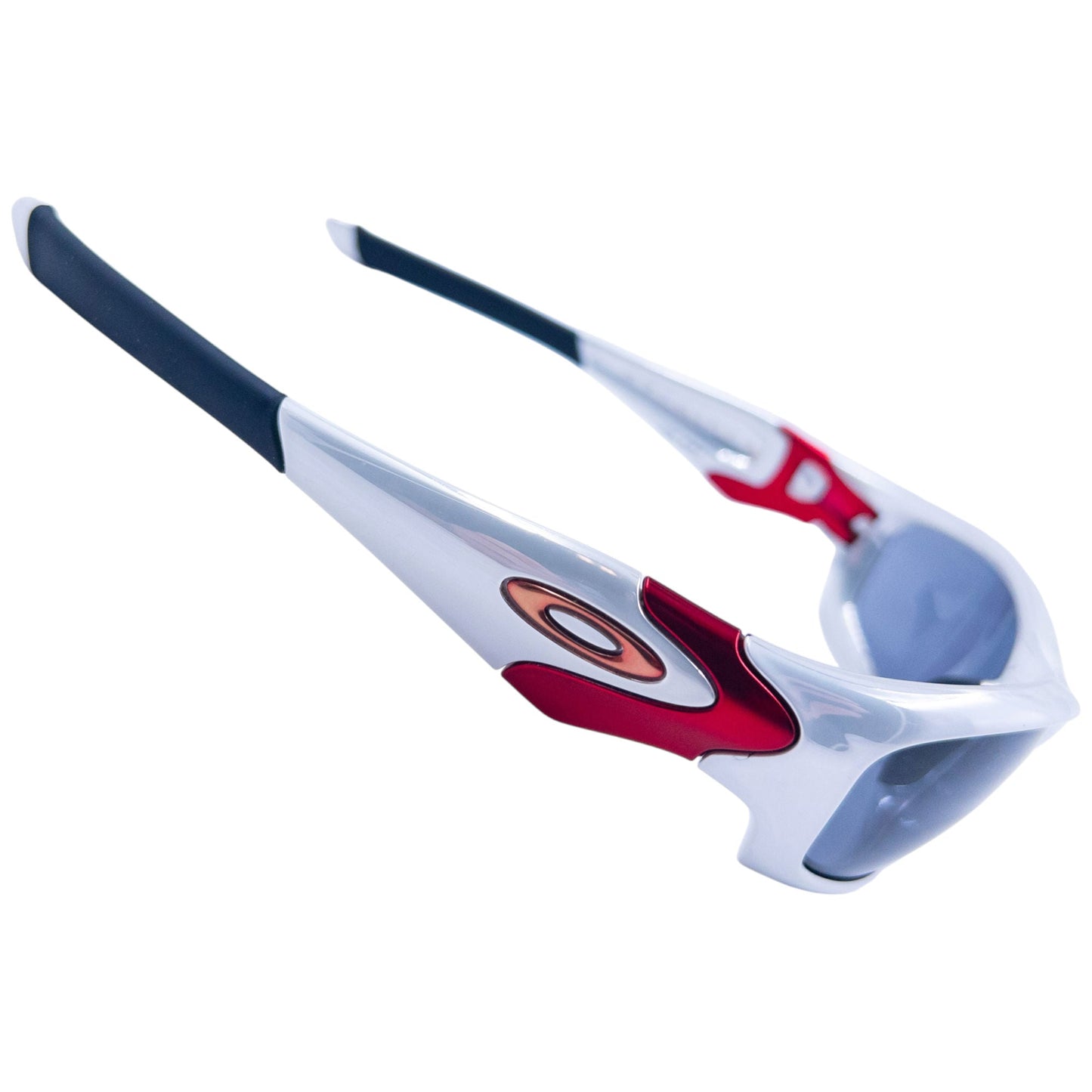 Vintage 2007 Oakley White Chrome Straight Jacket Sunglasses | O/S, Multicoloured