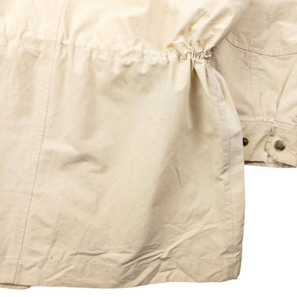 Vintage 80s Burberry Zip Up Jacket Size M | Medium, Cream