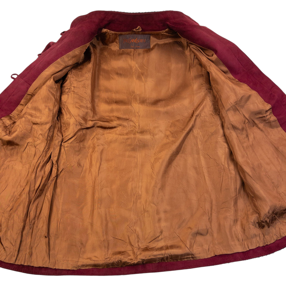 Vintage 80s YSL Yves Saint Laurent Suede Jacket Womens Size S | Small, Multicoloured