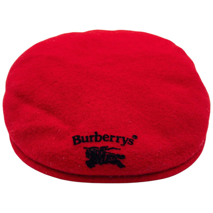 Vintage Burberry Wool Flat Cap