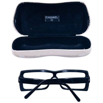Vintage 2000s Chanel Shield Sunglasses | O/S, Black