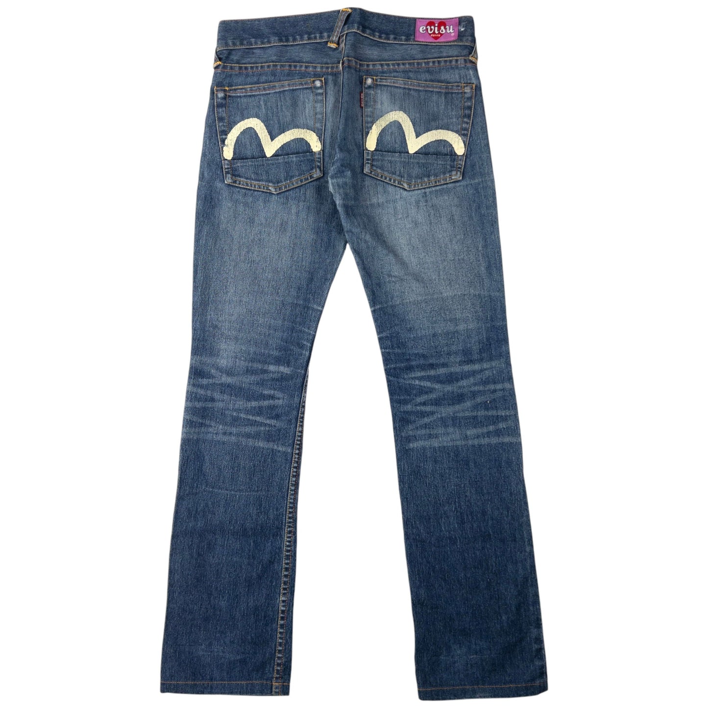 Vintage Evisu Donna Double Gull Japanese Denim Jeans Women's Size W29