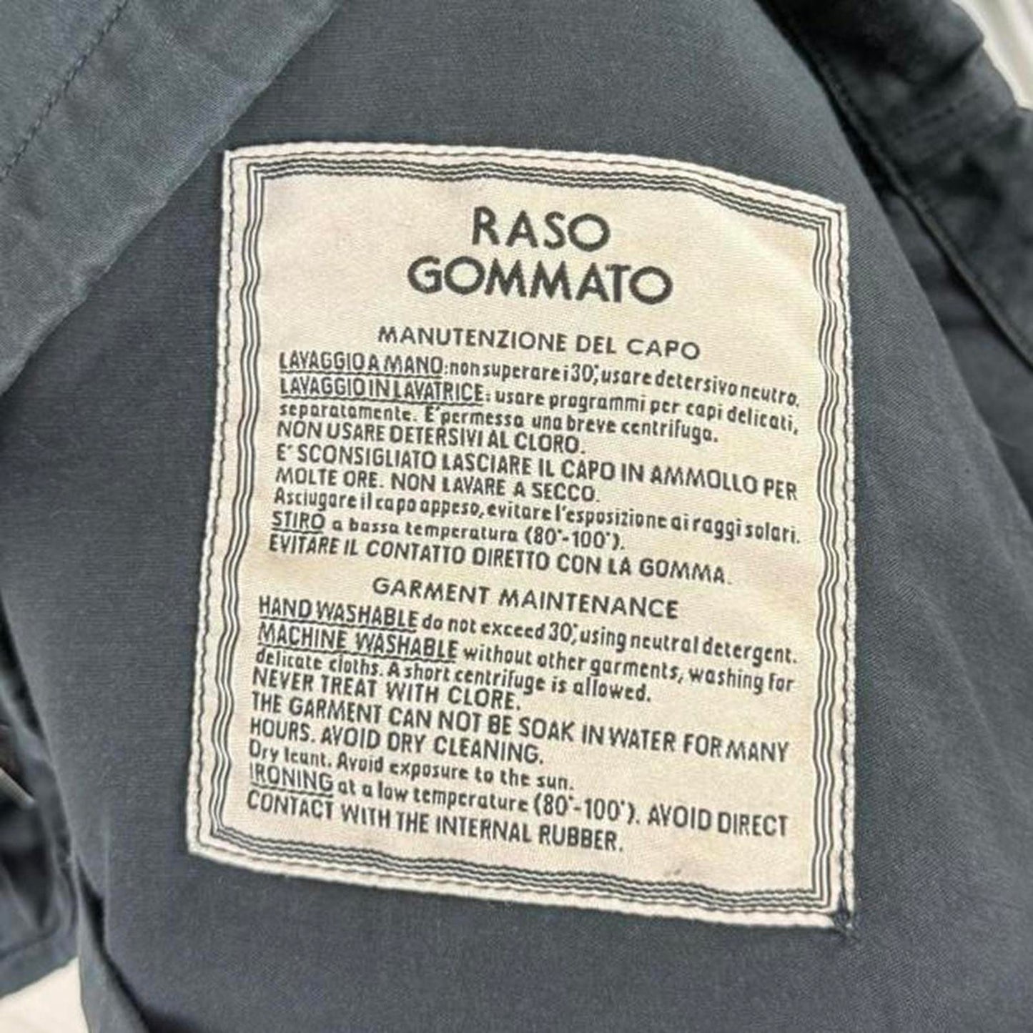 1998 Stone Island Raso Gommato Jacket (XXL) | XXL, Multicoloured