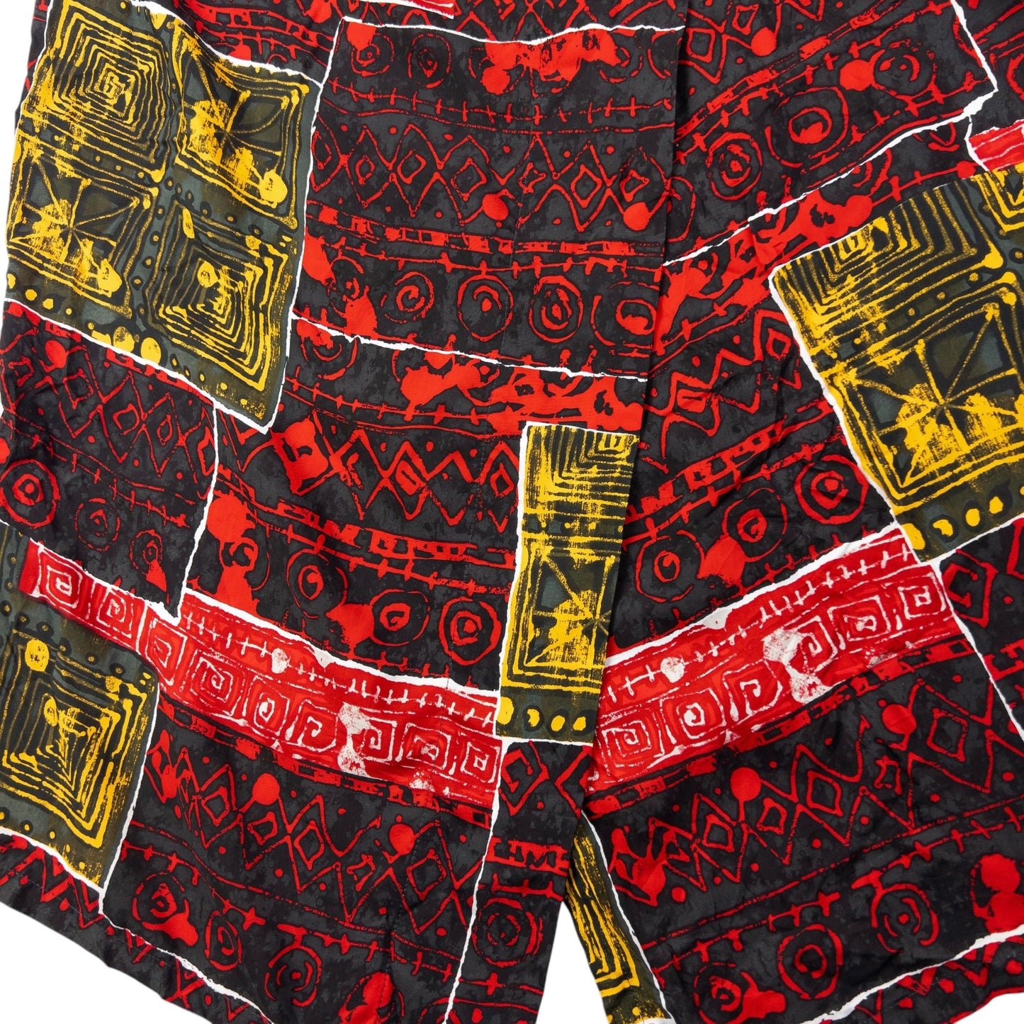 Vintage Issey Miyake Pattern Wrap Dress Womens Size M