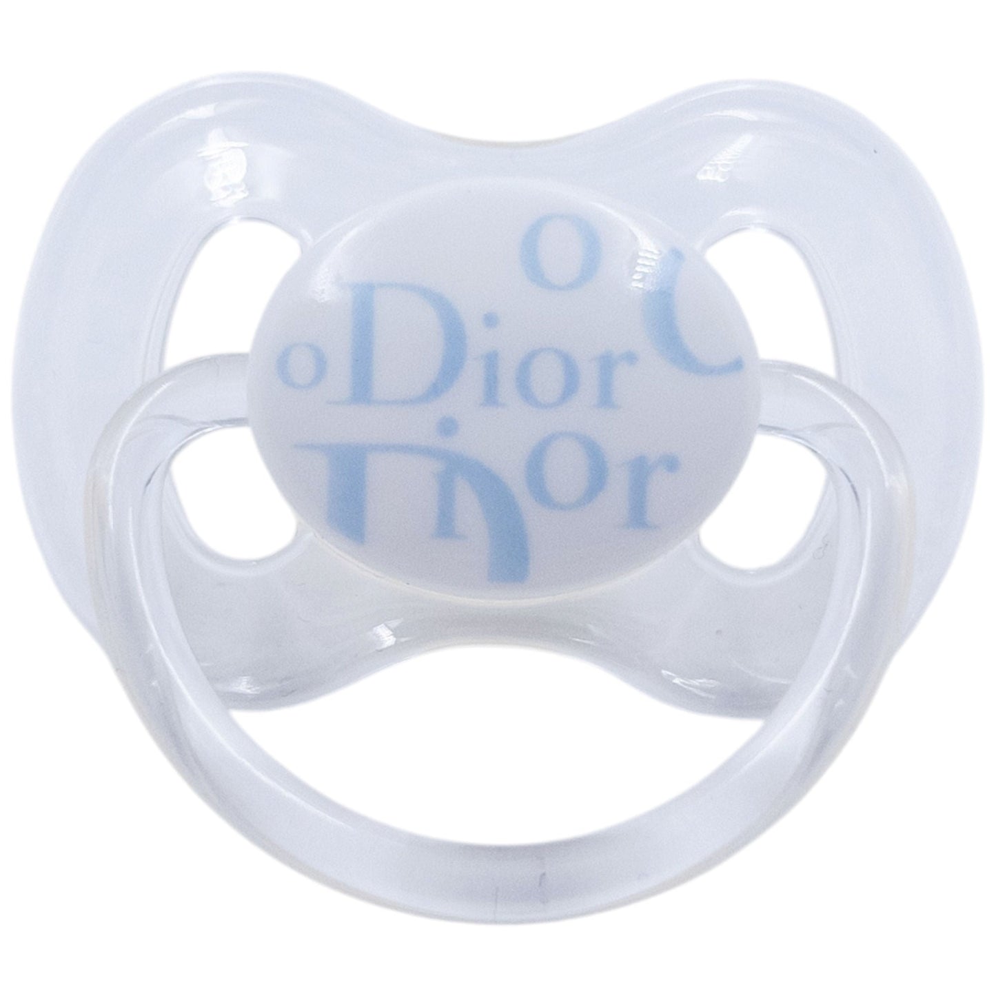 Vintage 2000S Dior Dummy Pacifier | O/S, Blue