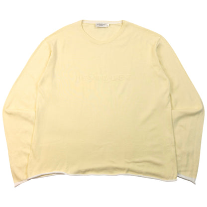 Vintage 90s YSL Yves Saint Laurent Lightweight Jumper Size XL | XL, Yellow