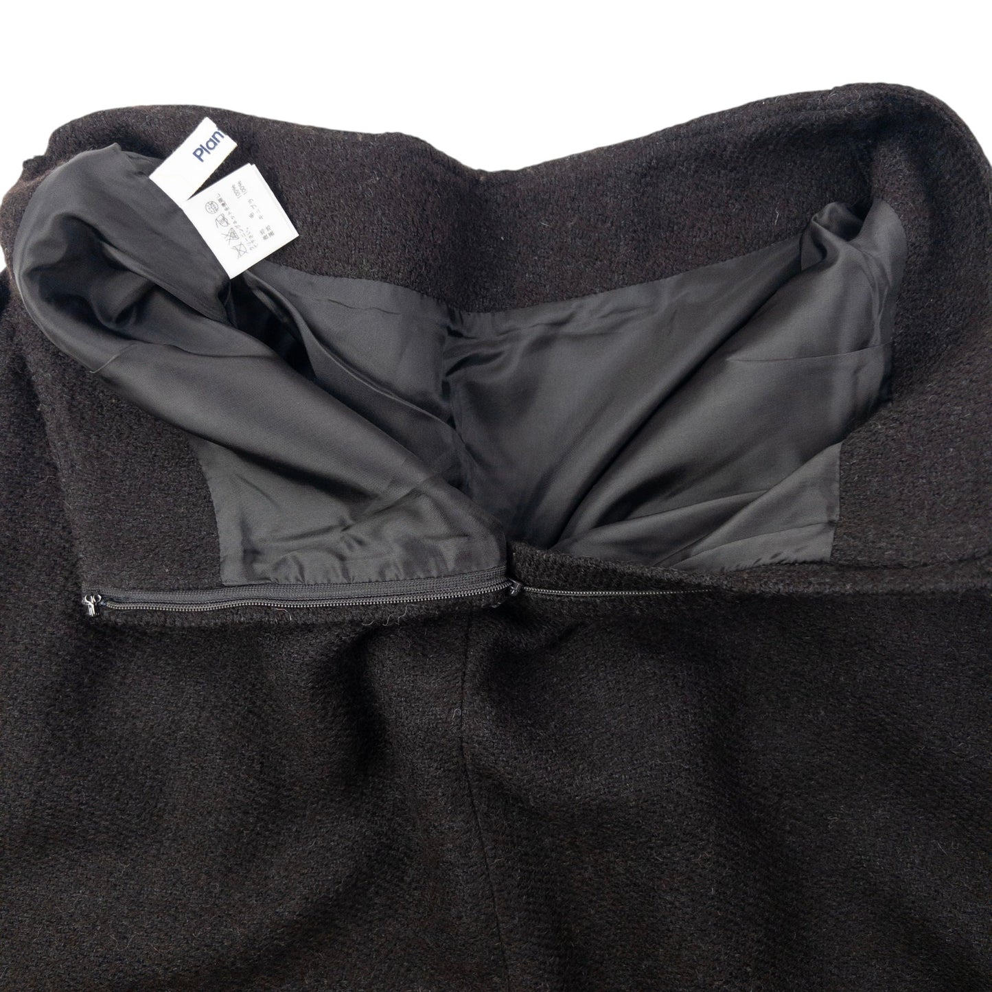 Vintage 90s Plantation By Issey Miyake Pleated Wool Skirt Womens Size W28 | W28, Brown