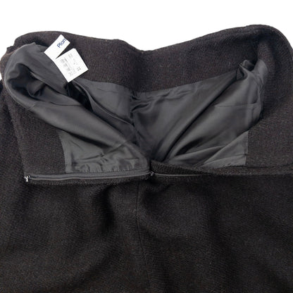Vintage 90s Plantation By Issey Miyake Pleated Wool Skirt Womens Size W28 | W28, Brown