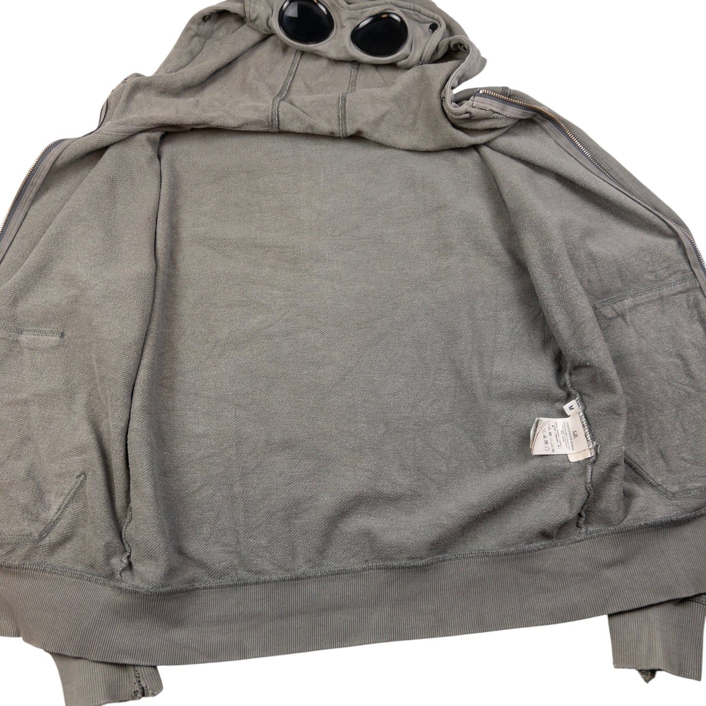 Vintage CP Company Goggle Hood Zip Up Hoodie Size S