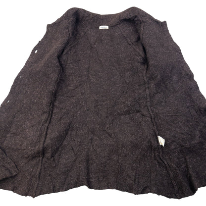 Vintage 90s Plantation By Issey Miyake Wool Jacket Womens Size M | Medium, Brown