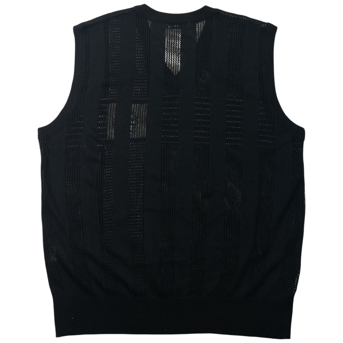 Vintage 90s Balenciaga Knit Sweater Vest Size S | Small, Black