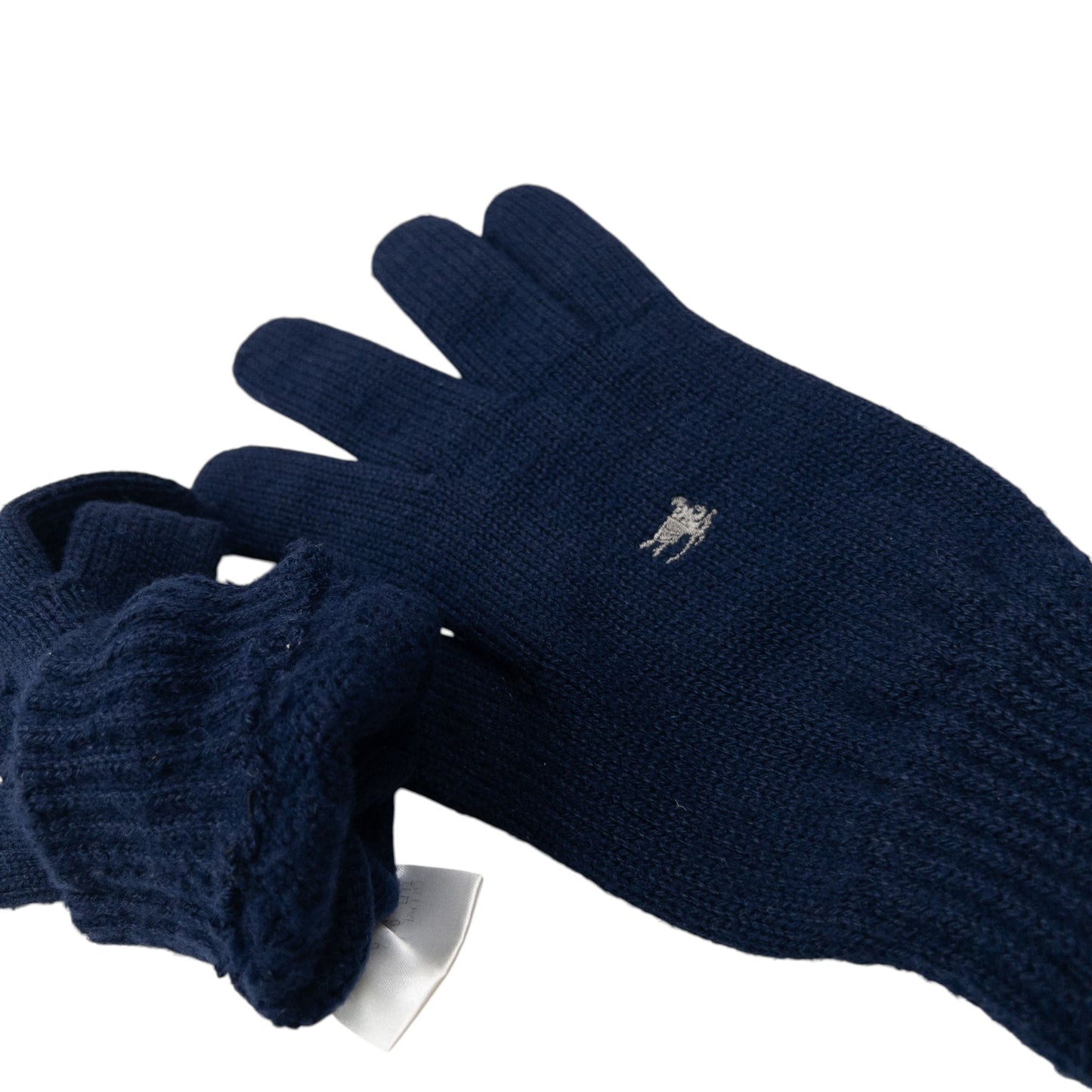 Vintage 2000s Burberry Wool Gloves | O/S, Navy