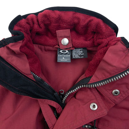 Vintage 2000s Oakley Zip Up Snowboarding Jacket Size M | Medium, Red