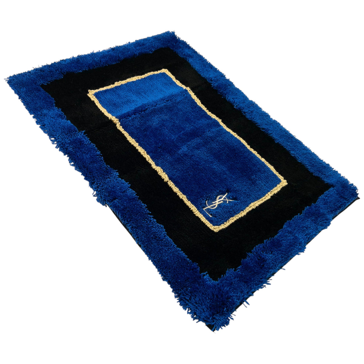 Vintage 80s YSL Yves Saint Laurent Small Rug | O/S, Multicoloured