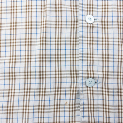 Vintage 2000s Burberry Nova Check Long Sleeve Button Up Shirt Size M