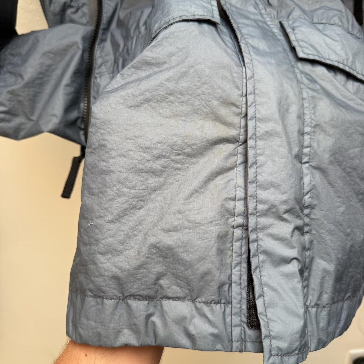 Stone Island Membrana 3L TC Parka Jacket (L) | Large, Tan