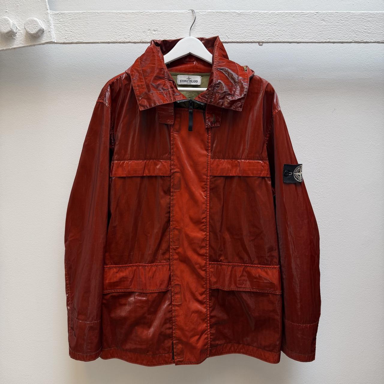Stone Island Mussola Prismatica Jacket (XL) | Extra Large, Red