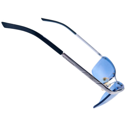 Vintage 2000s Burberry Rimless Sunglasses | O/S, Blue