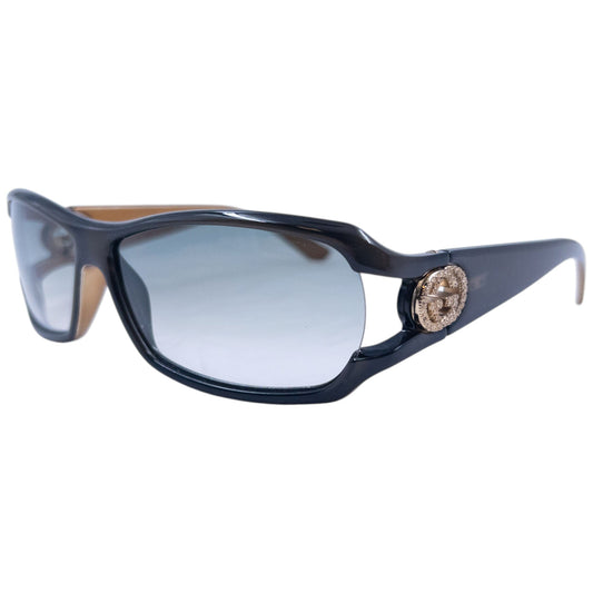 Vintage 2000s Gucci By Tom Ford Diamonte Sunglasses | O/S, Black, Brown