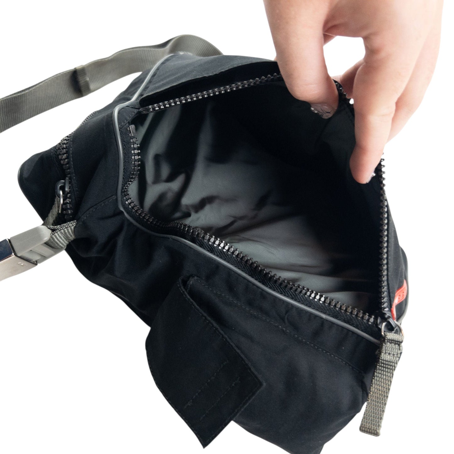 Vintage 2000s Prada Sport Crossbody Bag | O/S, Black