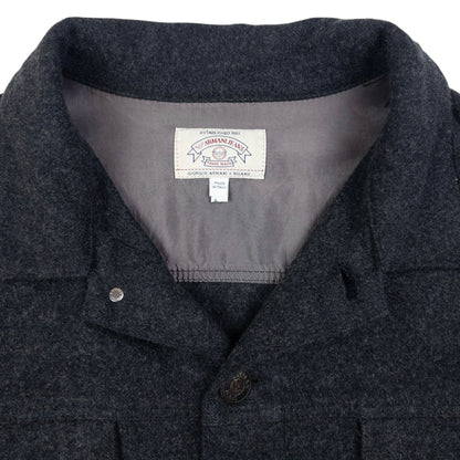 Vintage Armani Jeans Wool Button Up Jacket Size S