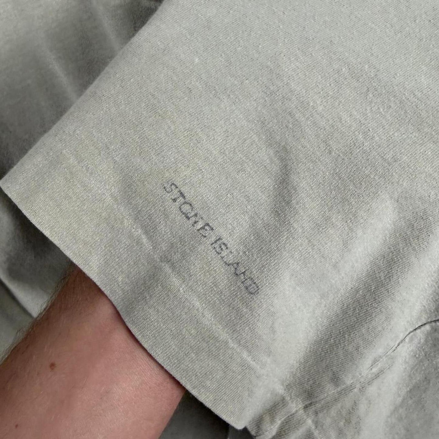 Stone Island Compass Logo T-Shirt Beige (L) | Large, Beige