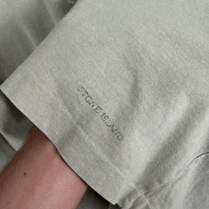 Stone Island Compass Logo T-Shirt Beige (L) | Large, Beige